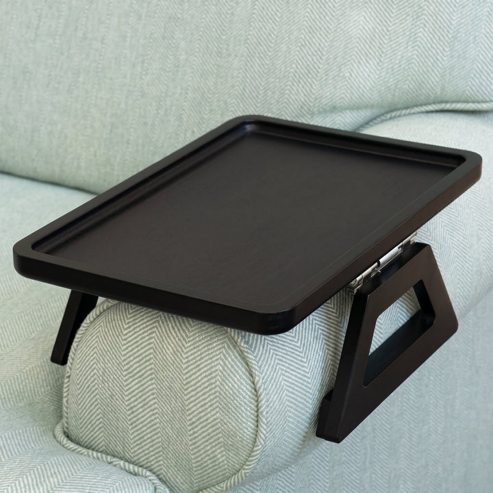 Folding Sofa Tray with Armrest Attachment