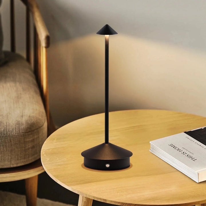 LED Desk Lamp for Desk and Nightstand - Table Lamp - Brown - Seravelle Home