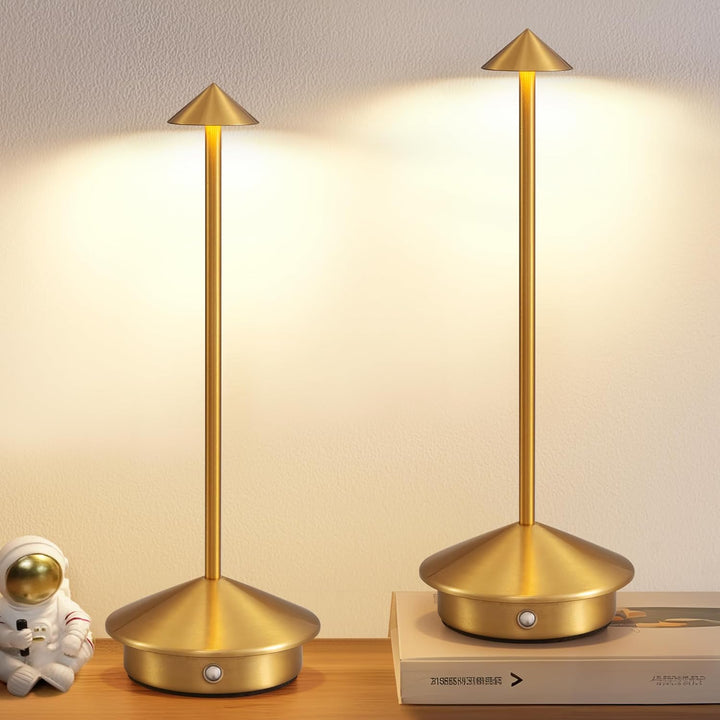 LED Desk Lamp for Desk and Nightstand - Table Lamp - Brown - Seravelle Home
