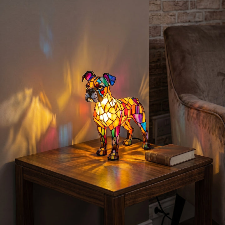 LED Night Light with Dog Design - Table lamps - Boxer - Seravelle Home