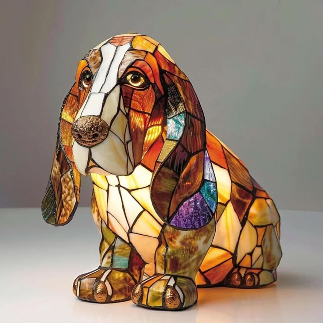 LED Night Light with Dog Design - Table lamps - Basset Hound - Seravelle Home