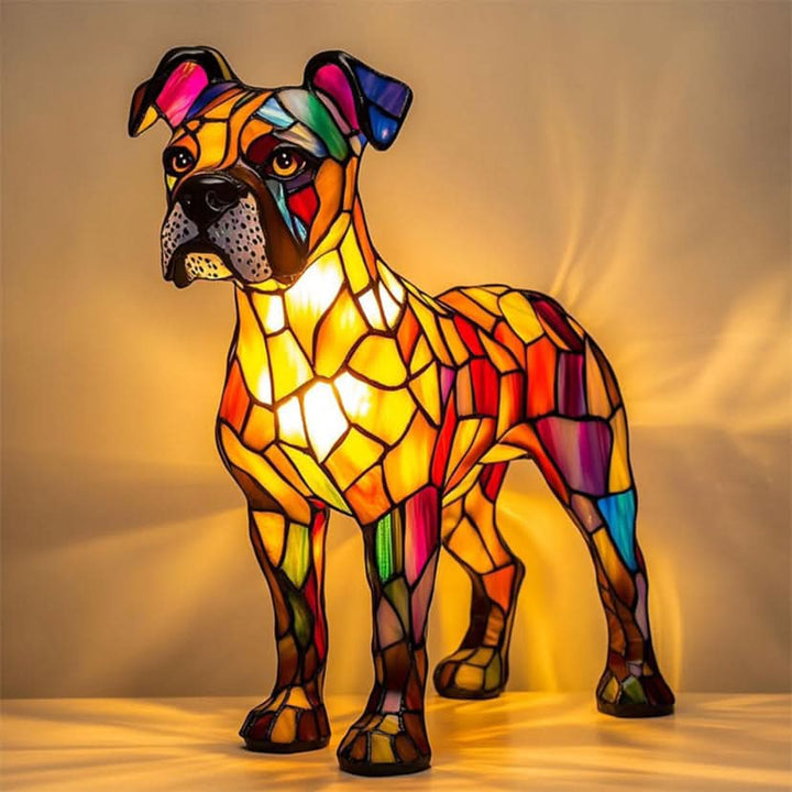 LED Night Light with Dog Design - Table lamps - Boxer - Seravelle Home