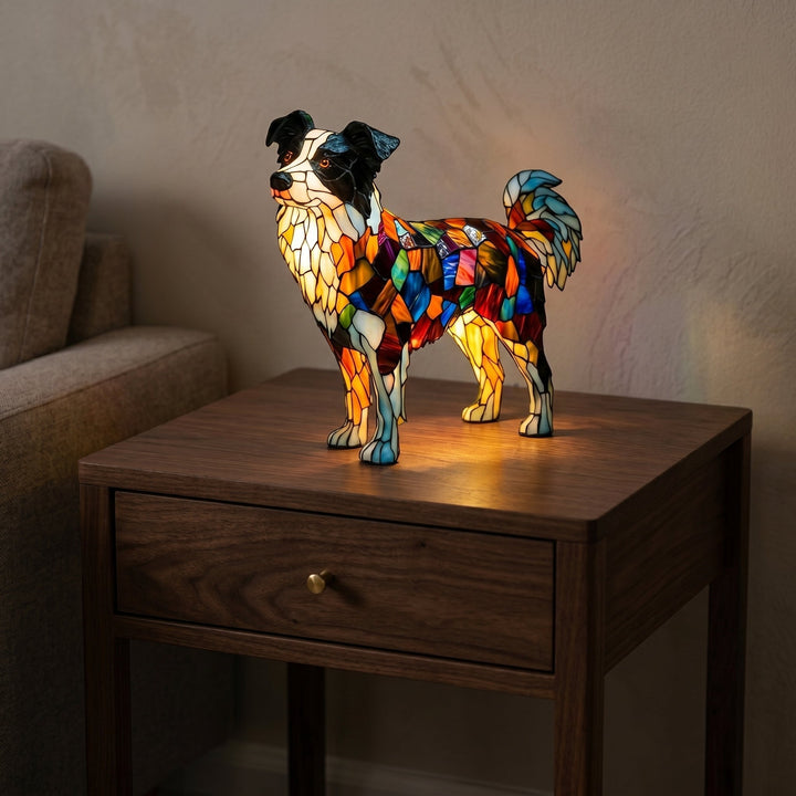 LED Night Light with Dog Design - Table lamps - Border Collie - Seravelle Home