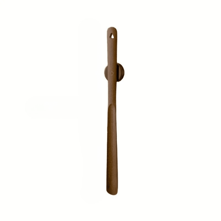Long Shoe Horn with Strong Handle - Shoehorn - Brown - Seravelle Home