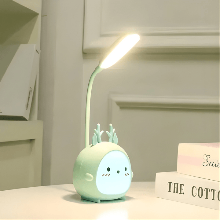 Lumi - Gentle LED Reading Lamp with Flexible Neck and USB Connection - Reading Lamp - Blue - Seravelle Home