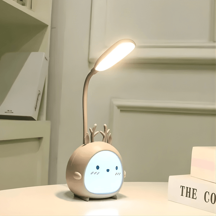 Lumi - Gentle LED Reading Lamp with Flexible Neck and USB Connection - Reading Lamp - Grey - Seravelle Home