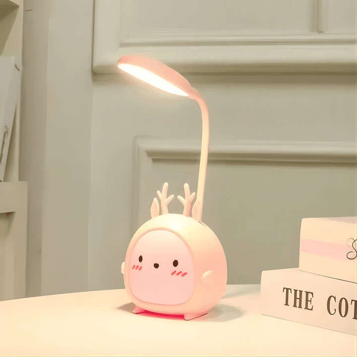 Lumi - Gentle LED Reading Lamp with Flexible Neck and USB Connection - Reading Lamp - Pink - Seravelle Home