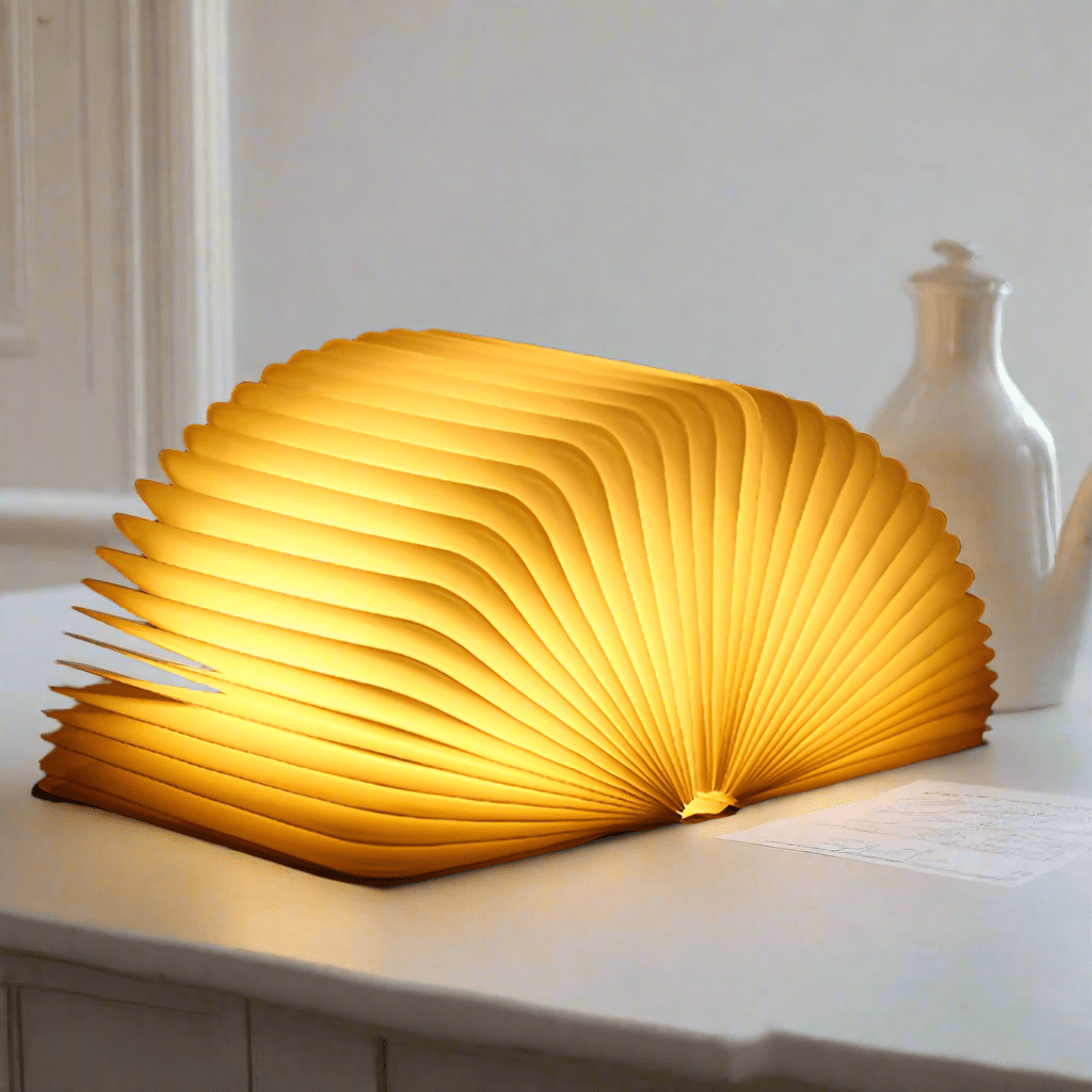 Magical Book Lamp Made of Cellophane Paper with LED Lighting - Book lamp - Seravelle Home