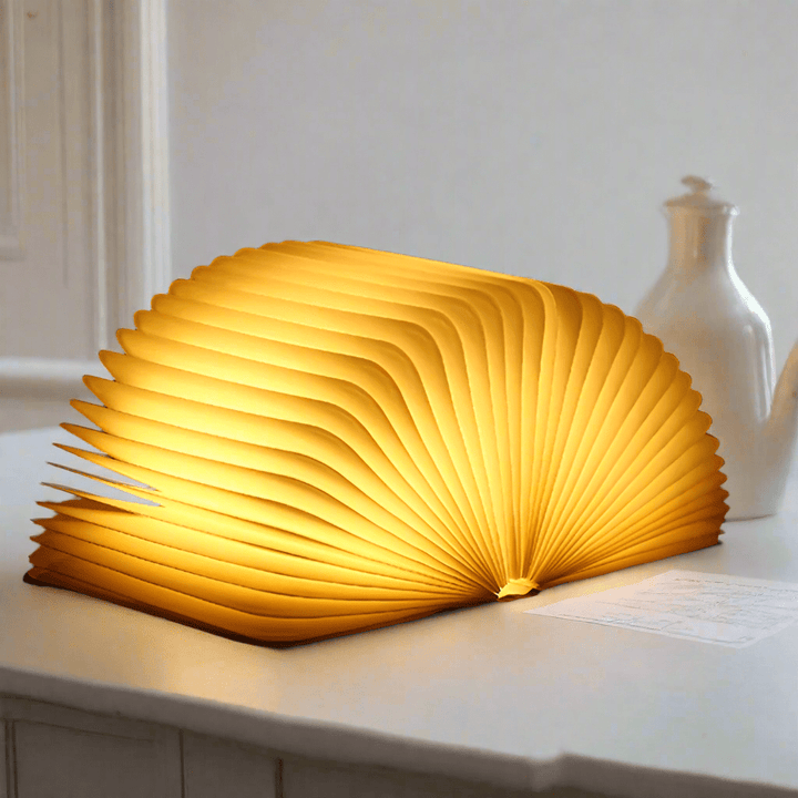 Magical Book Lamp Made of Cellophane Paper with LED Lighting - Book lamp - Seravelle Home