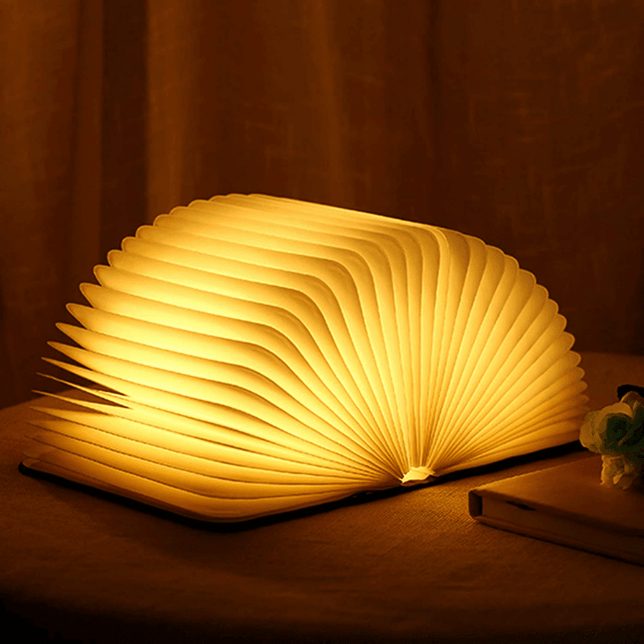 Magical Book Lamp Made of Cellophane Paper with LED Lighting - Book lamp - Seravelle Home