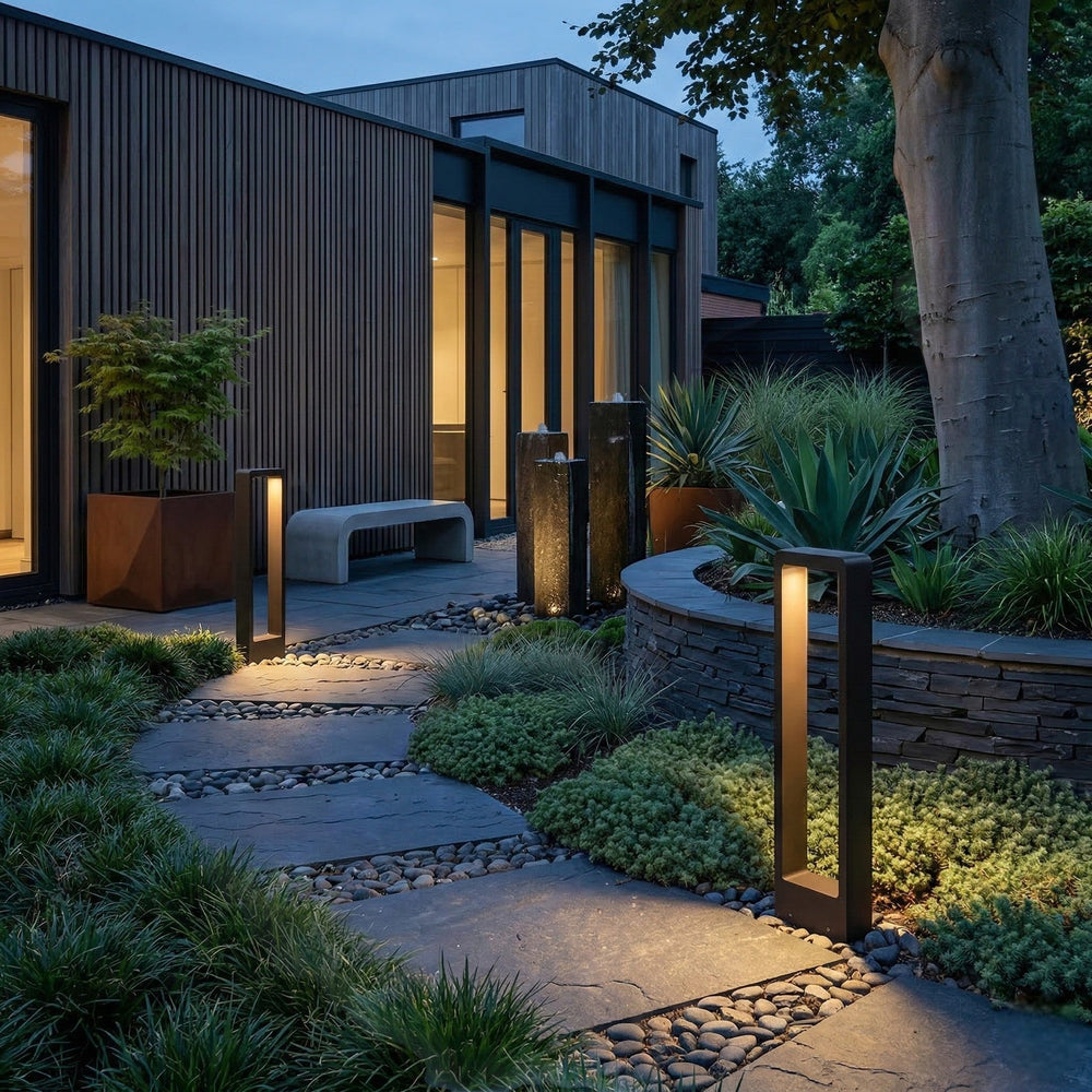 Modern LED Path Light for Garden and Pathways - LED path light - Black Housing - Seravelle Home