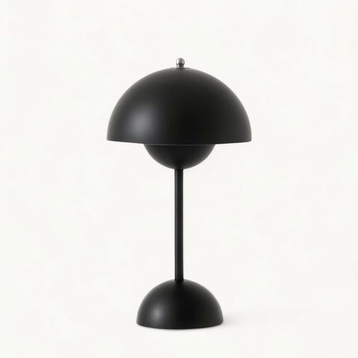 Modern Mushroom Table Lamp for Soft Ambient Light - Table Lamp - Black - Seravelle Home