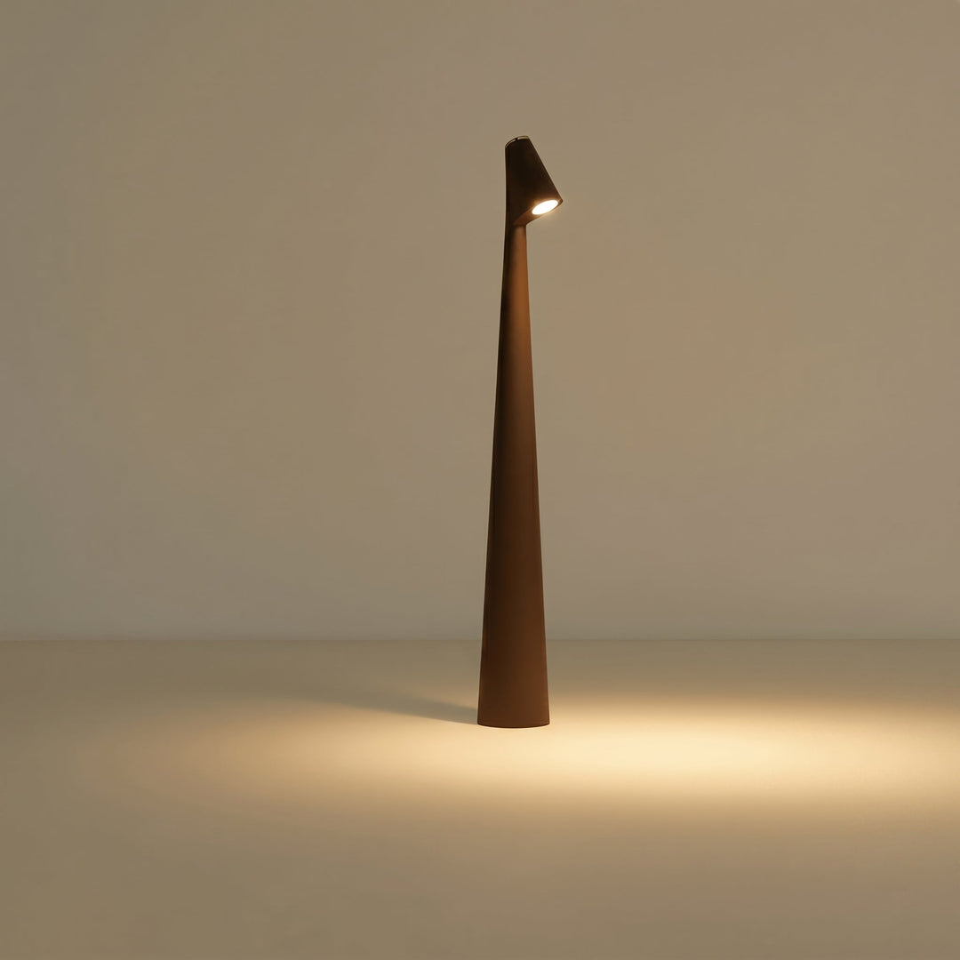 Modern Table Lamp in Minimalist Design - Table Lamp - Brown - Seravelle Home