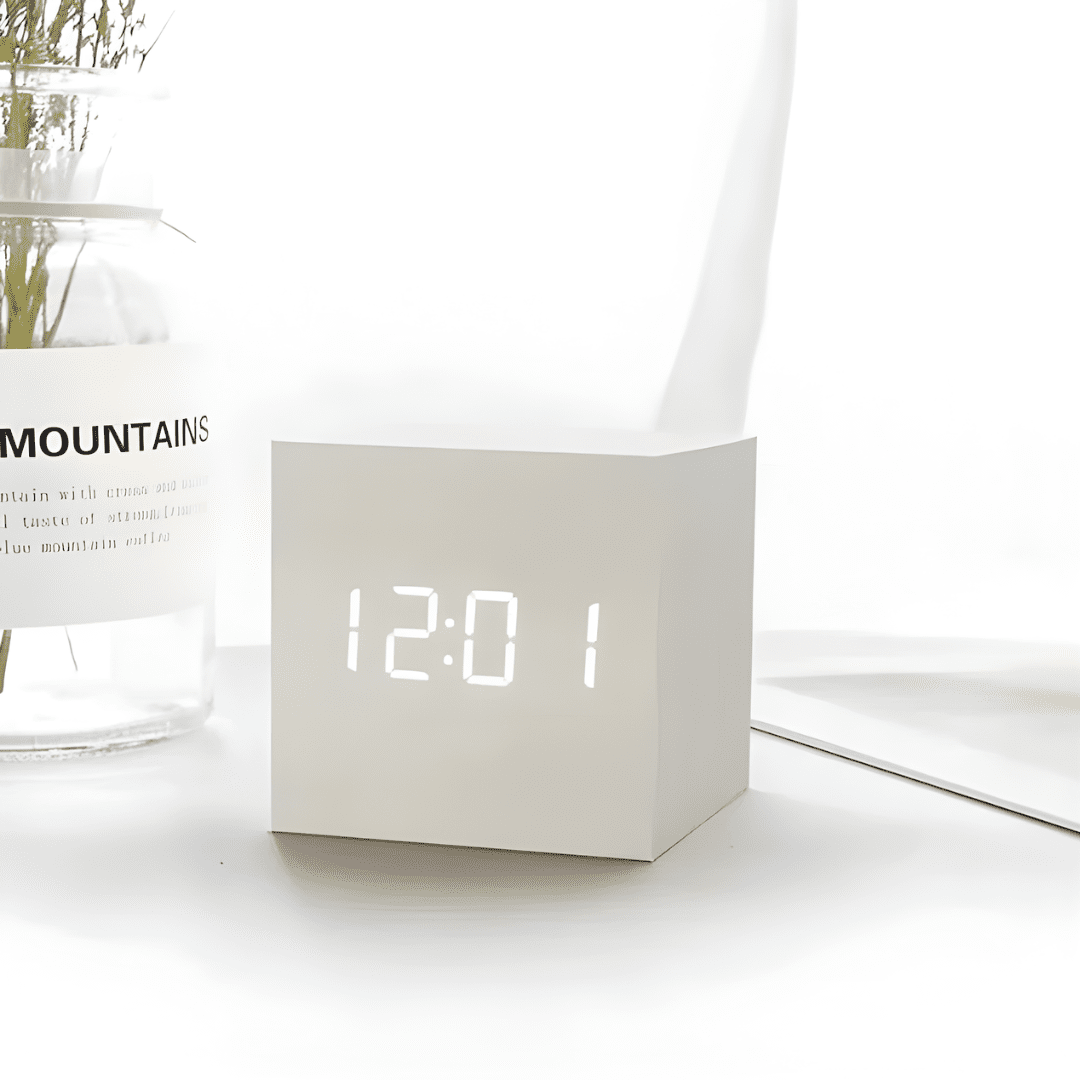 Modern LED Alarm Clock with Clear Display and Smart Features
