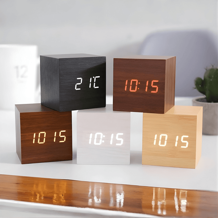 Modern LED Alarm Clock with Clear Display and Smart Features