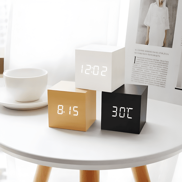 Modern LED Alarm Clock with Clear Display and Smart Features