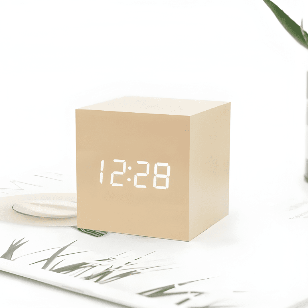 Modern LED Alarm Clock with Clear Display and Smart Features