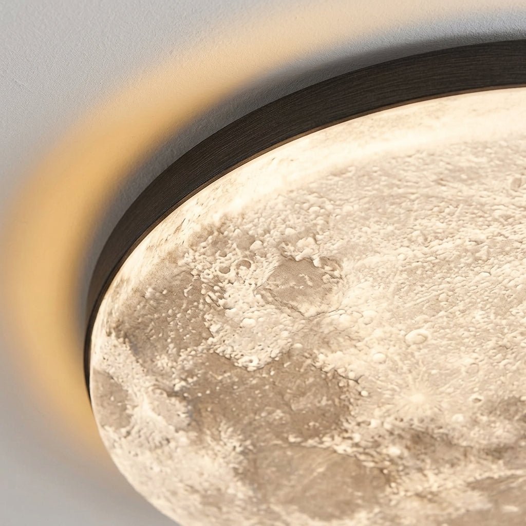 Moon Ceiling Lamp – Modern Dimmable LED Design - Ceiling Light - Yellow - Seravelle Home