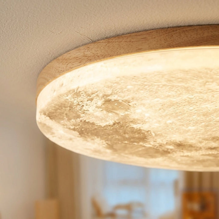 Moon Ceiling Lamp – Modern Dimmable LED Design - Ceiling Light - Yellow - Seravelle Home