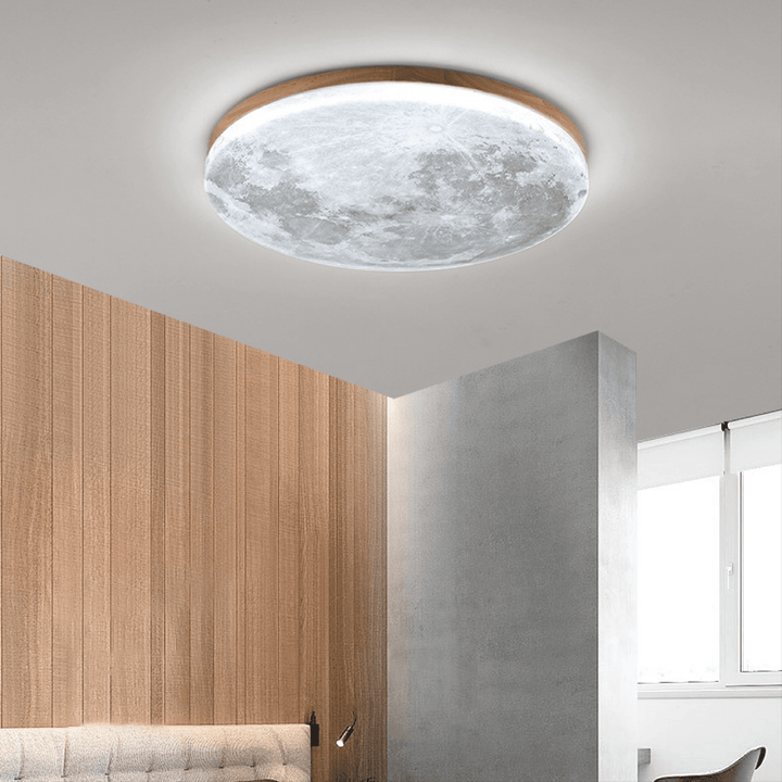 Moon Ceiling Lamp – Modern Dimmable LED Design - Ceiling Light - Yellow - Seravelle Home