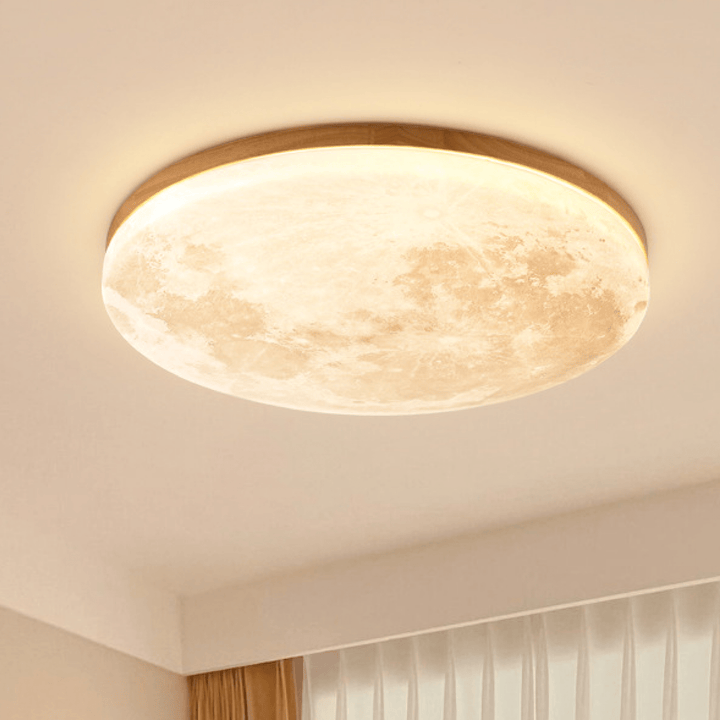Moon Ceiling Lamp – Modern Dimmable LED Design - Ceiling Light - Yellow - Seravelle Home