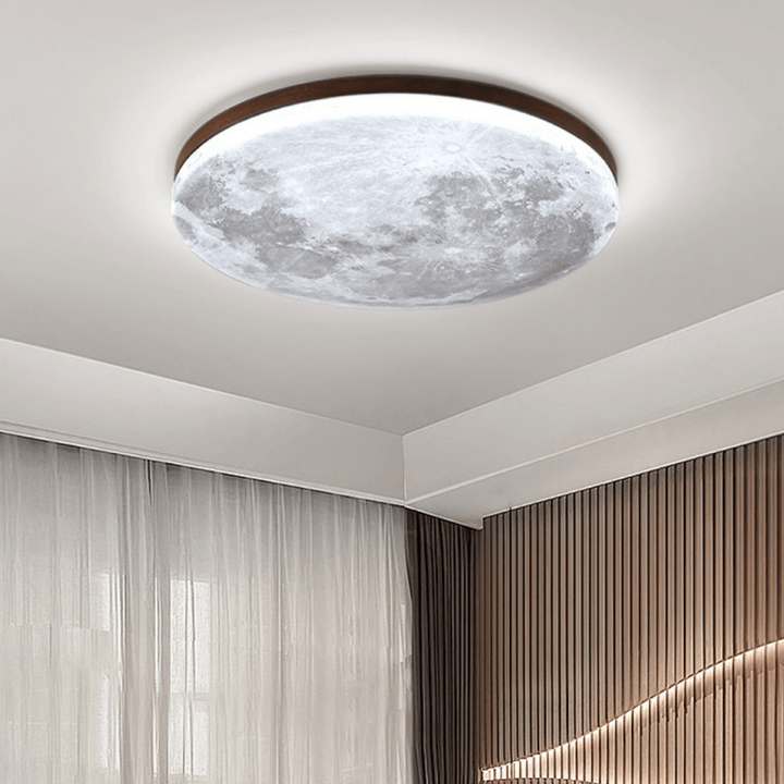 Moon Ceiling Lamp – Modern Dimmable LED Design - Ceiling Light - White - Seravelle Home