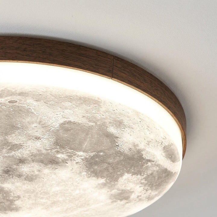 Moon Ceiling Lamp – Modern Dimmable LED Design - Ceiling Light - White - Seravelle Home