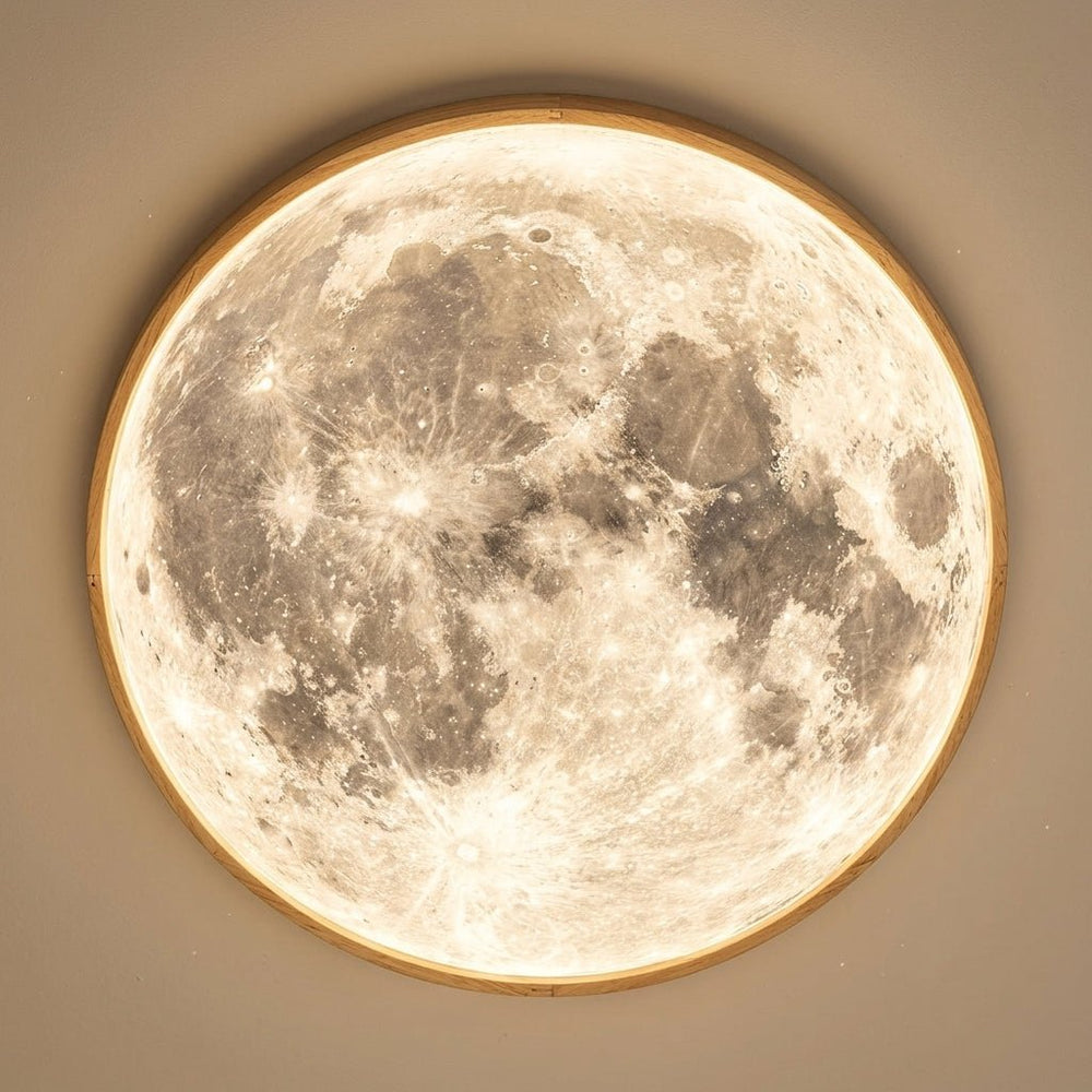 Moon Ceiling Lamp – Modern Dimmable LED Design - Ceiling Light - Yellow - Seravelle Home