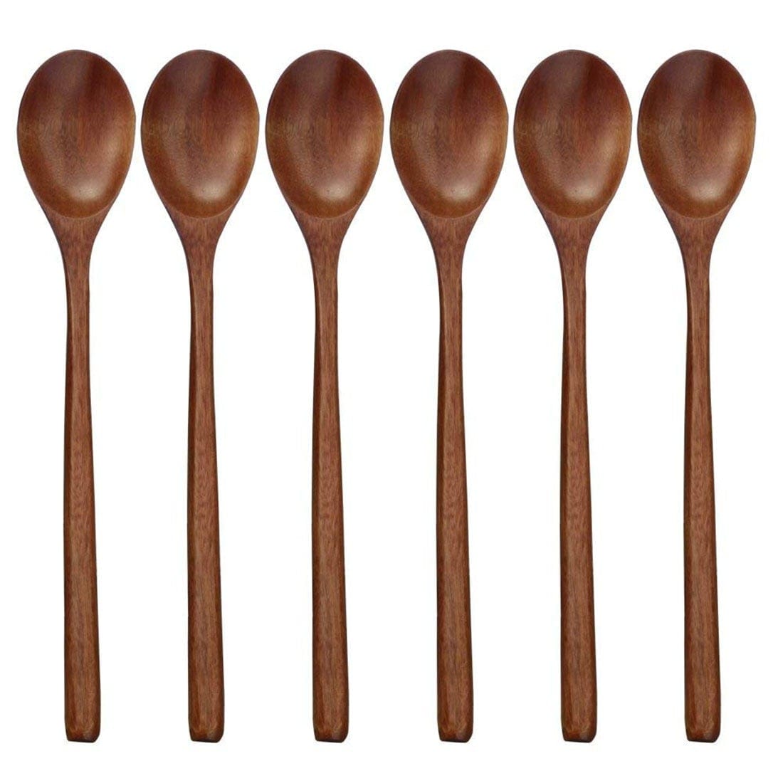 Natural wooden spoons with long handles - Wooden Spoon - Seravelle Home