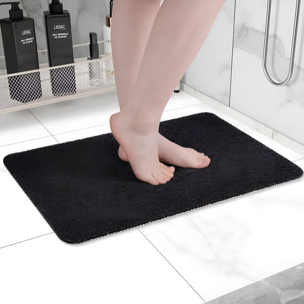 Non - slip Shower Mat - Shower mats - Black - Seravelle Home