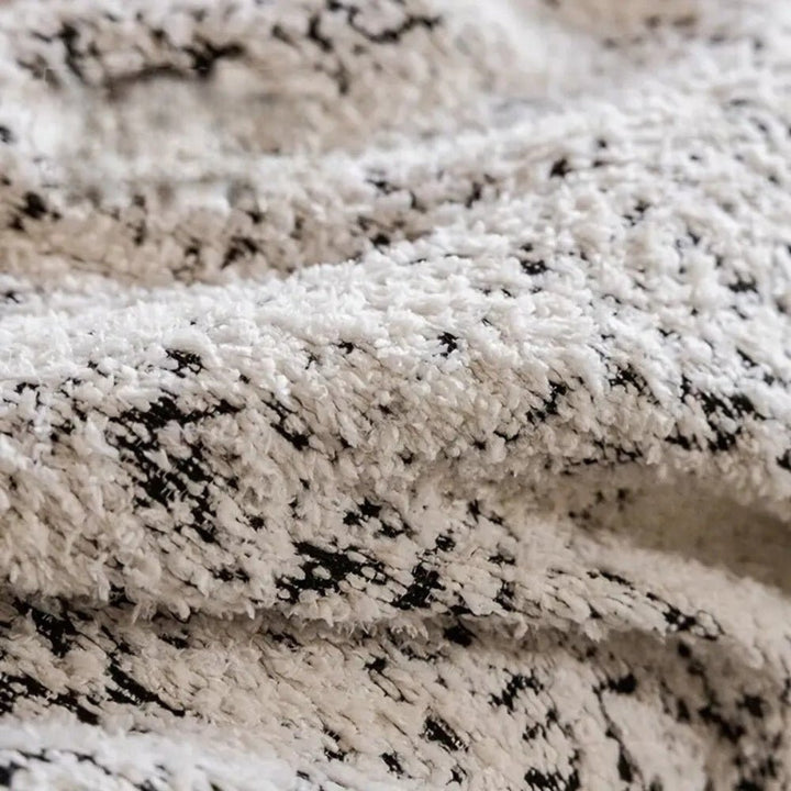 Nordic Speckle Pattern Reversible Sofa Throw - Sofa Cover - Ash Fern - Seravelle Home