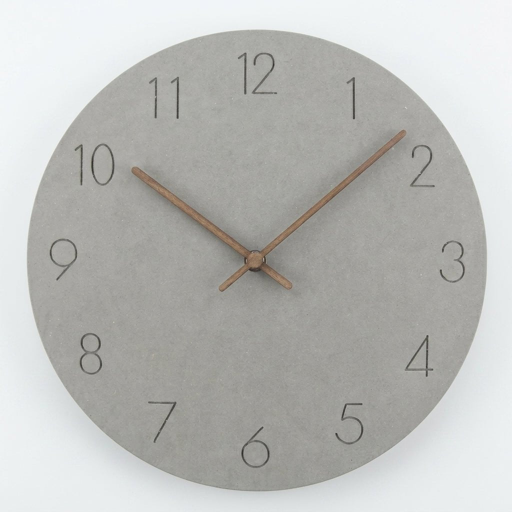 Nordic Wall Clock with Matte Dial without Frame