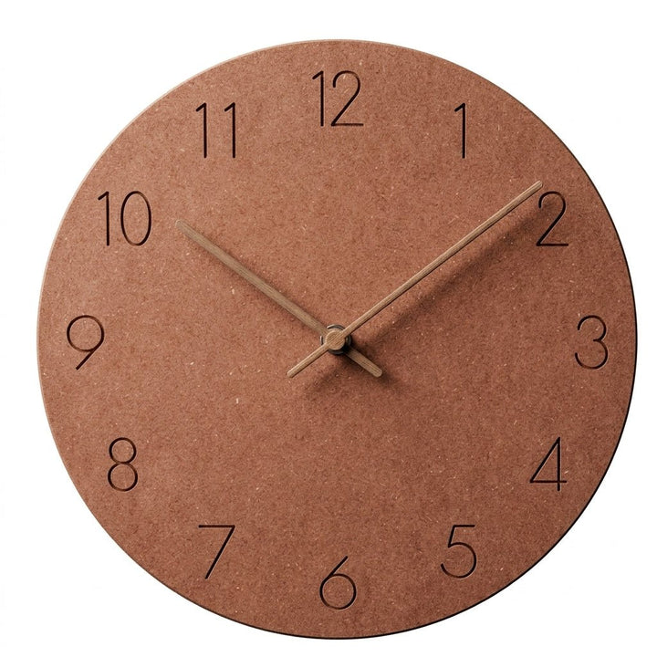 Nordic Wall Clock with Matte Dial without Frame