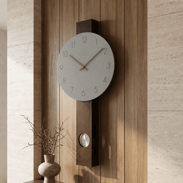 Nordic Wall Clock with Matte Dial without Frame