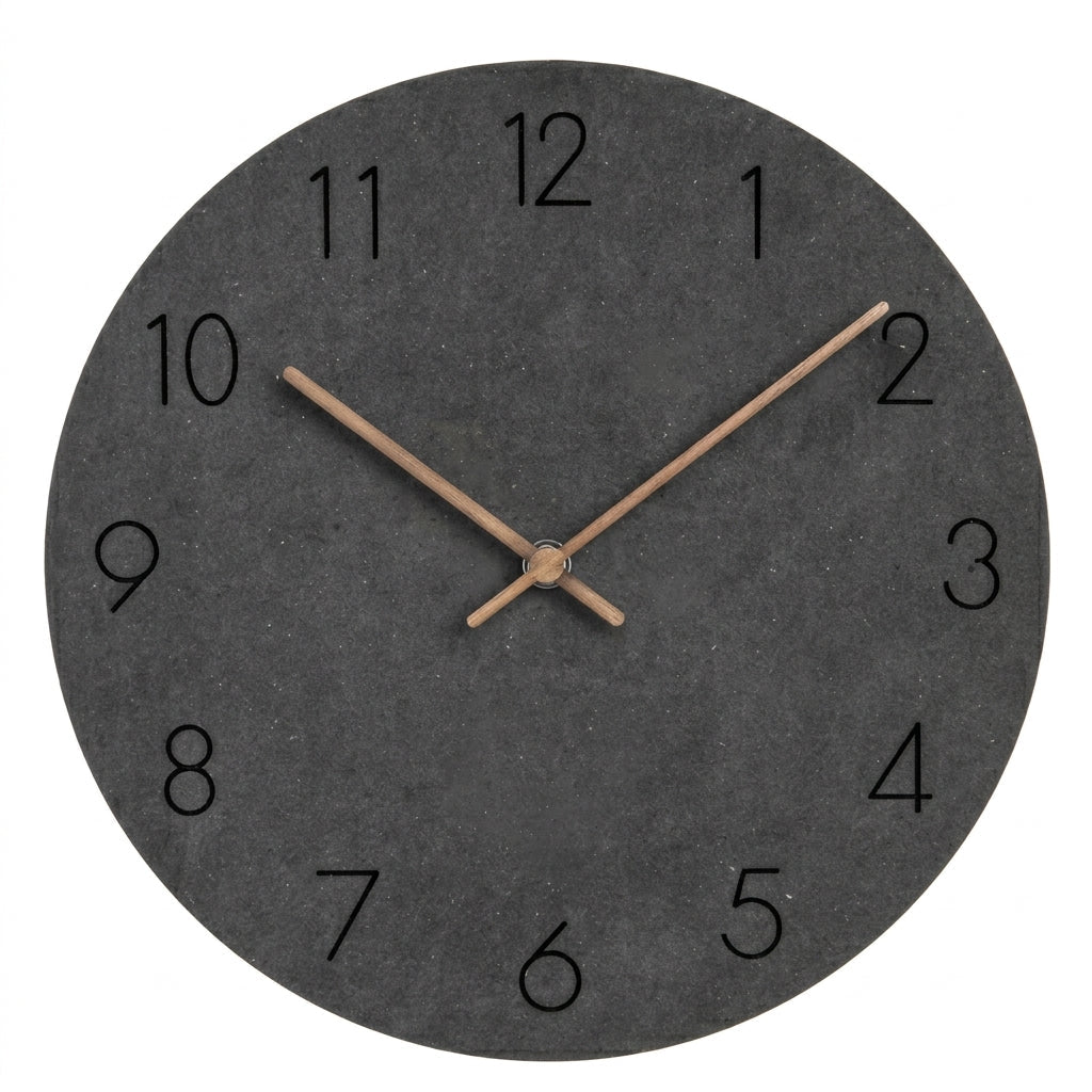 Nordic Wall Clock with Matte Dial without Frame
