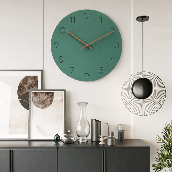Nordic Wall Clock with Matte Dial without Frame
