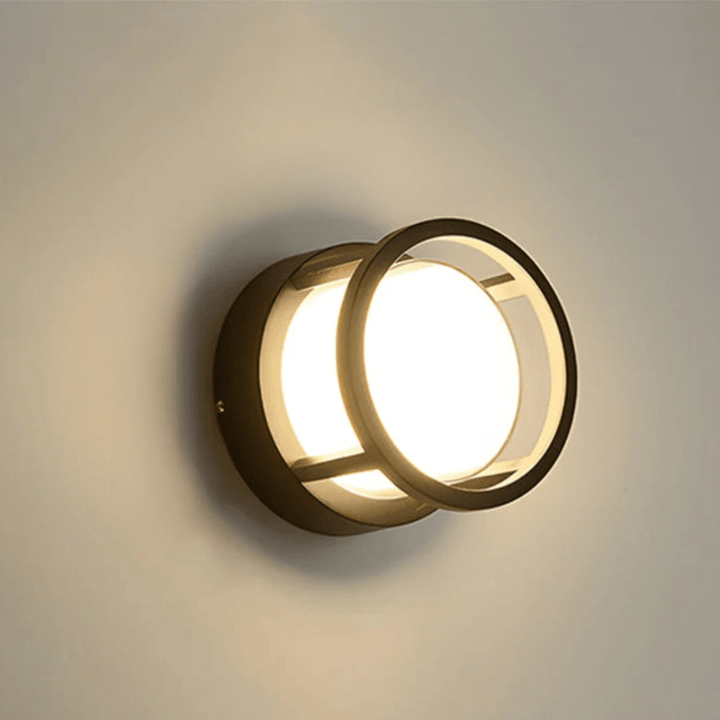 Outdoor Wall Light with Motion Sensor for Garden and Entrance - Wall Light - Round - Seravelle Home