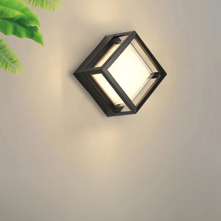 Outdoor Wall Light with Motion Sensor for Garden and Entrance - Wall Light - Small Square - Seravelle Home
