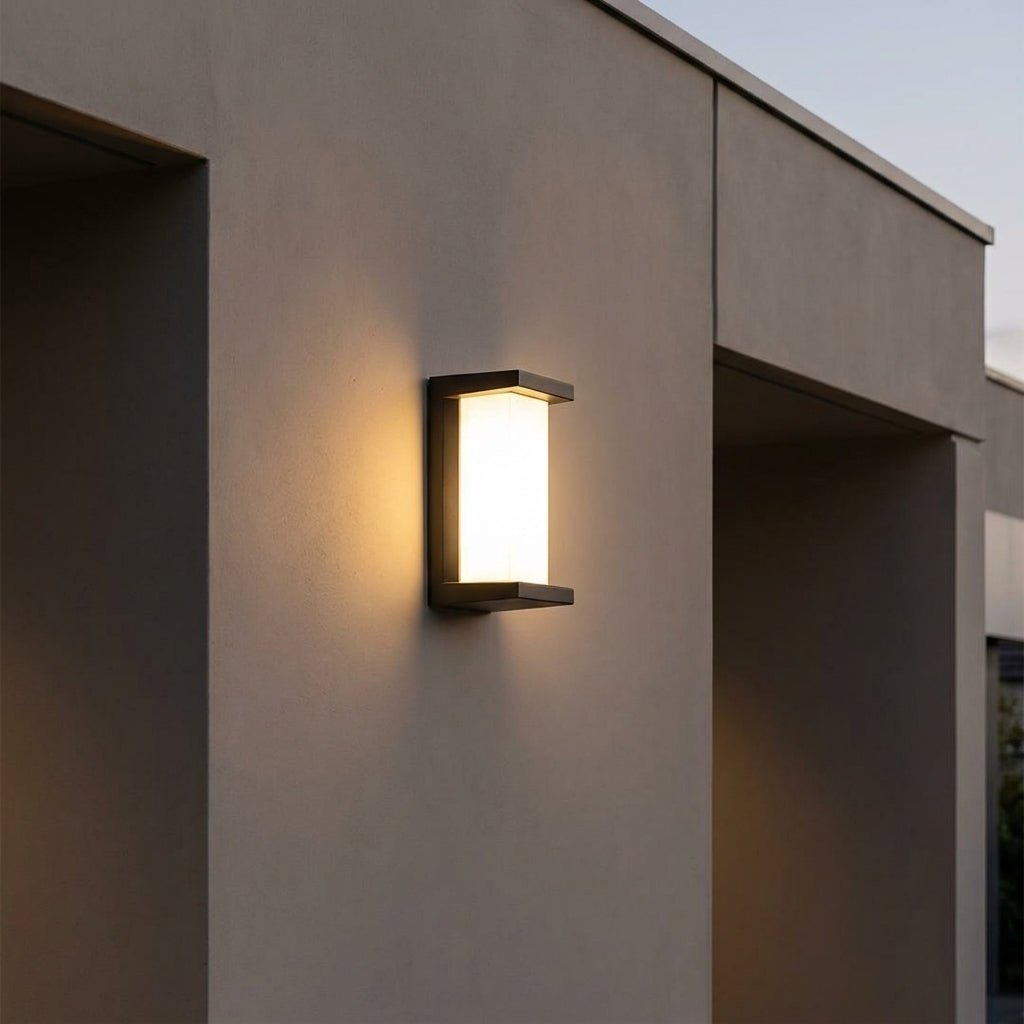Outdoor Wall Light with Motion Sensor for Garden and Entrance - Wall Light - Tall Rectangular - Seravelle Home