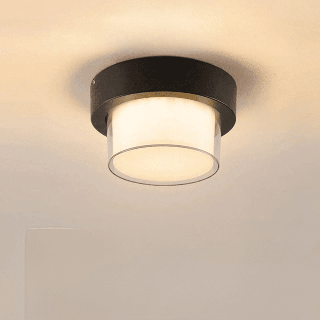 Outdoor Wall Light with Motion Sensor for Garden and Entrance - Wall Light - Flush Circle - Seravelle Home