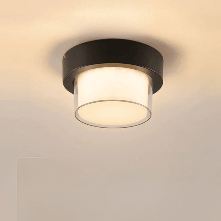 Outdoor Wall Light with Motion Sensor for Garden and Entrance - Wall Light - Flush Circle - Seravelle Home