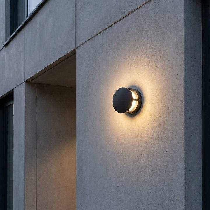 Outdoor Wall Light with Motion Sensor for Garden and Entrance - Wall Light - Half-Cricle - Seravelle Home