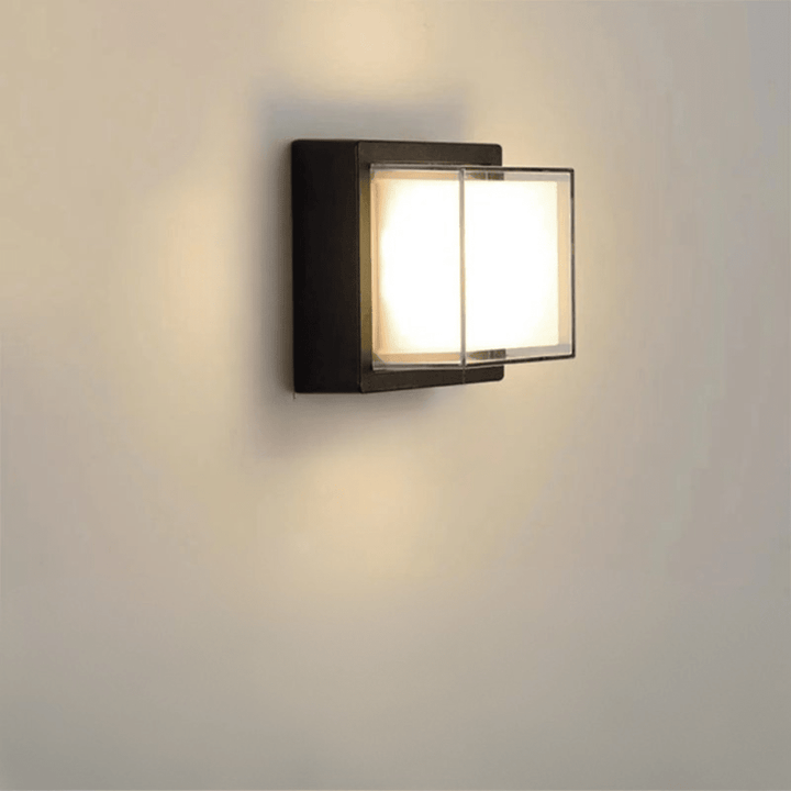 Outdoor Wall Light with Motion Sensor for Garden and Entrance - Wall Light - Square Frame - Seravelle Home