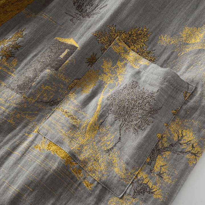 Lena - Soft Kimono Bathrobe Made of Organic Cotton for Home