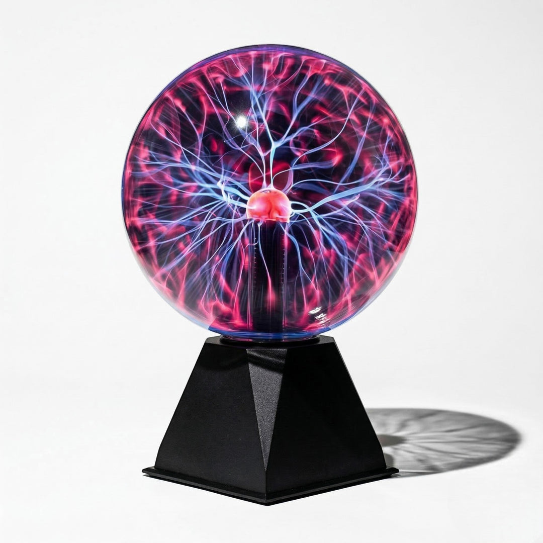 Plasma Ball Lamp with Electric Effects - Table lamps - Black - Seravelle Home