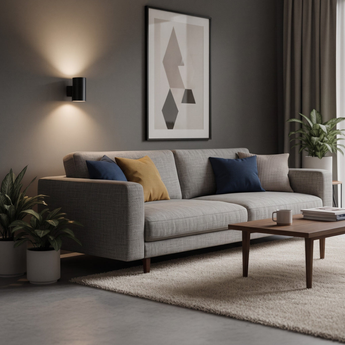 Plug-In Cylinder Wall Light with Automatic Night Sensor - Wall Light Fixtures - Seravelle Home
