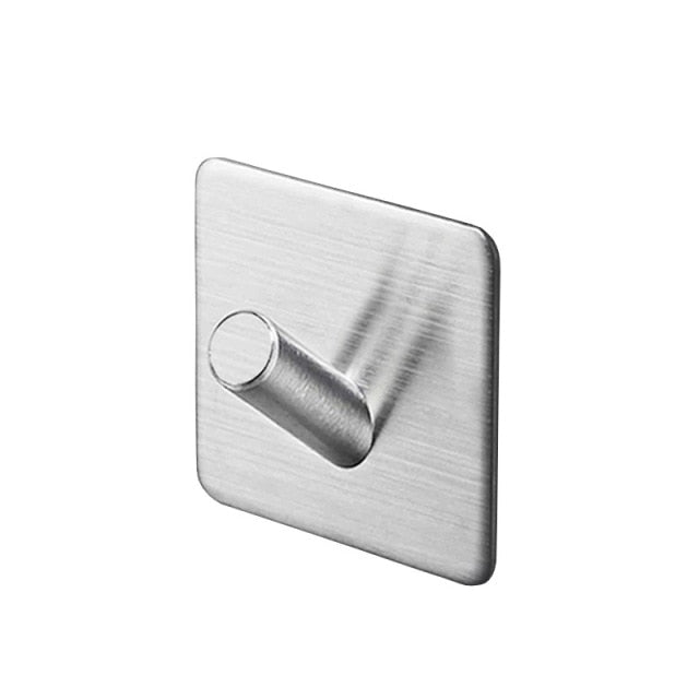 Self-Adhesive Wall Hooks Without Drilling Made of Durable Stainless Steel