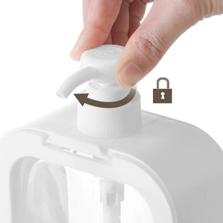 Refillable Soap Dispenser in Modern Design for Bathroom and Kitchen - Soap Dispenser - 17 cm - Seravelle Home