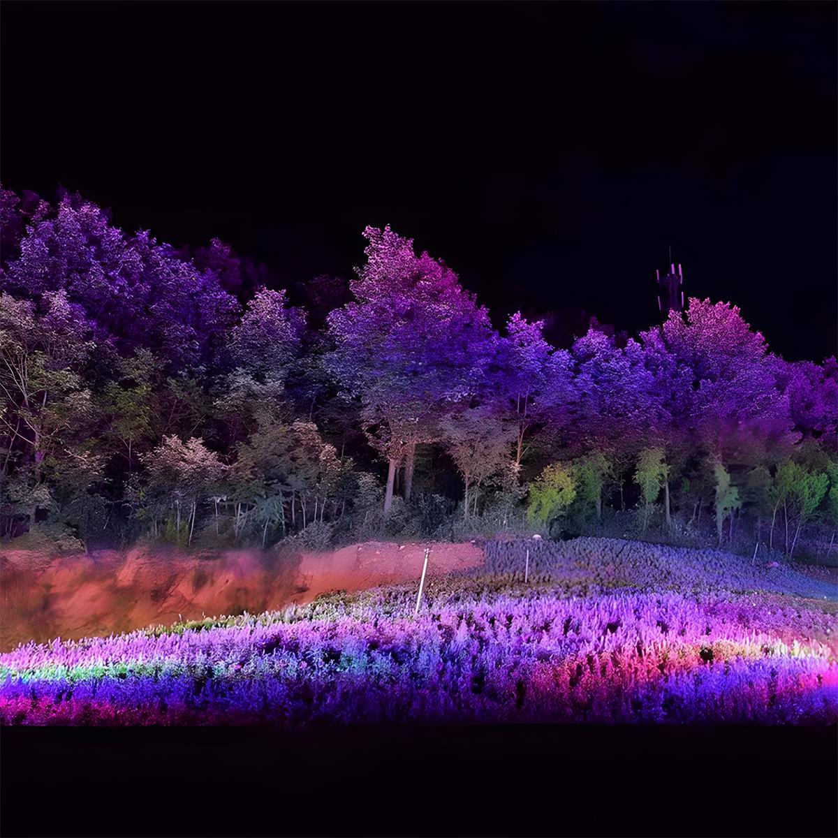 RGB LED Landscape Spotlight Outdoor Waterproof Garden Tree spotlight - Flood & Spot Lights - 24W - Seravelle Home