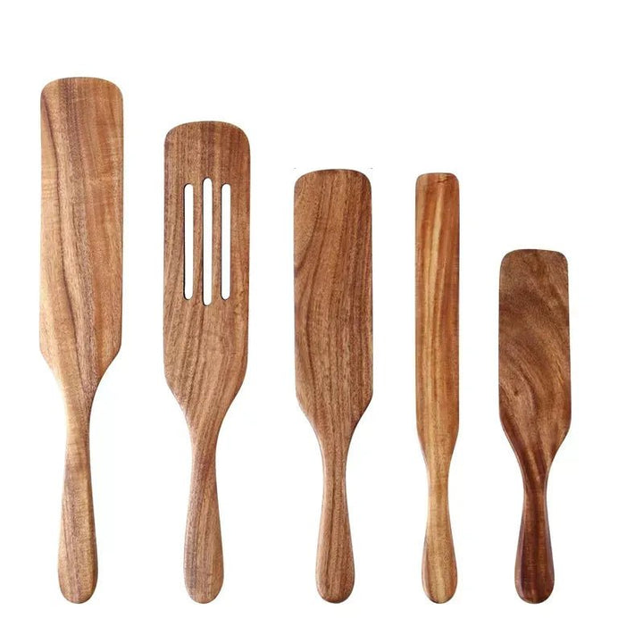 Robust Wooden Spatula - Wooden Spatula - Style 4 - Seravelle Home